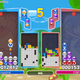 Notice the stacking on the Computer’s side. If some red puyo stacked on top of the purple, then the purple gets cleared, red would fall down and create a chain with the ones at the bottom.